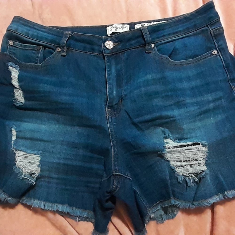 Size 15 Indigo Rein Shorts